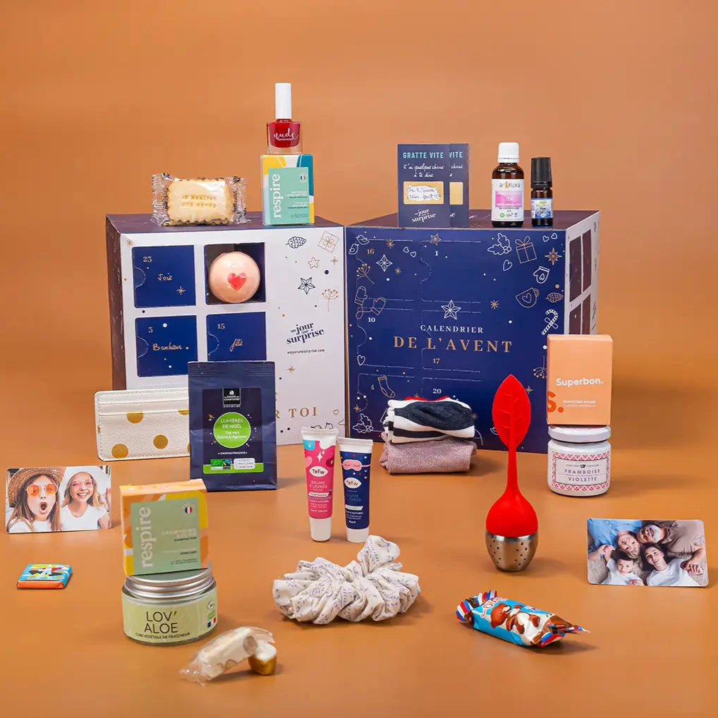 Calendrier de l'avent beauté à personnaliser en ligne