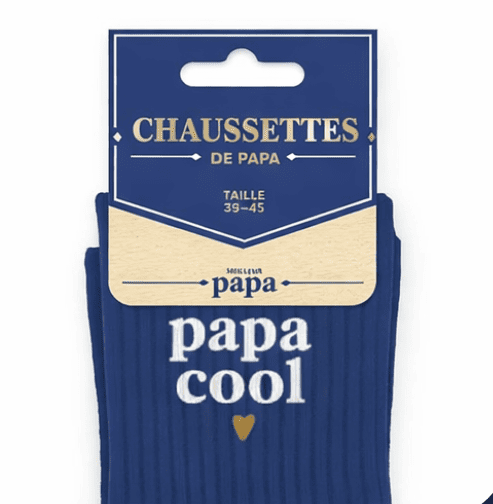 Chaussettes "papa cool, ours, d'amour" / Taille unique : 39-45
