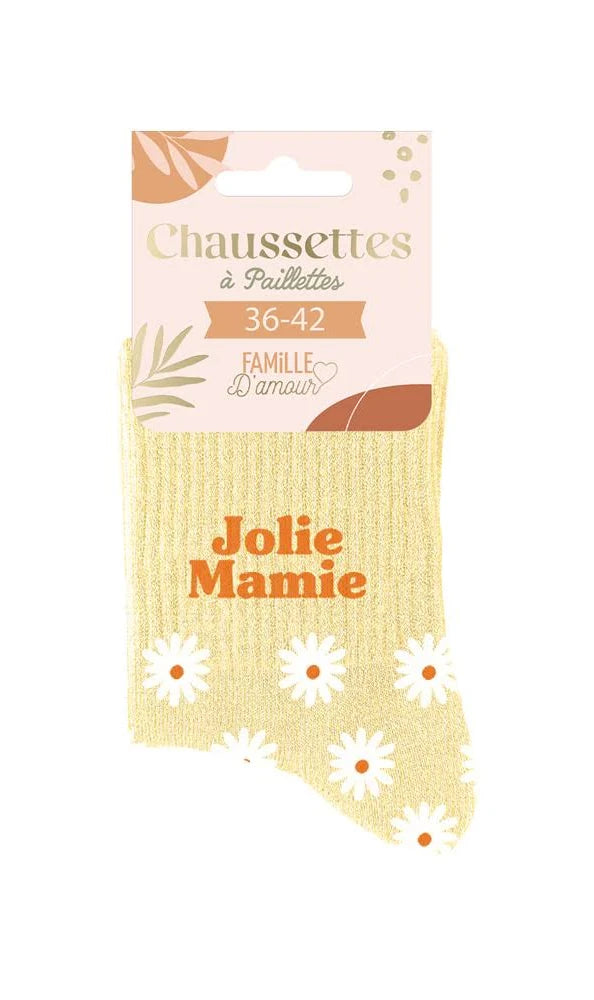 Chaussettes Mamie / Taille unique : 36-42