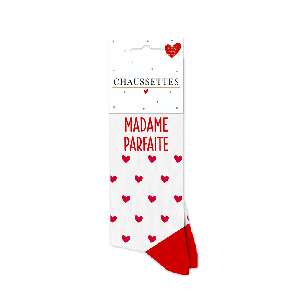 Chaussettes "Madame parfaite" / Taille unique : 36-42