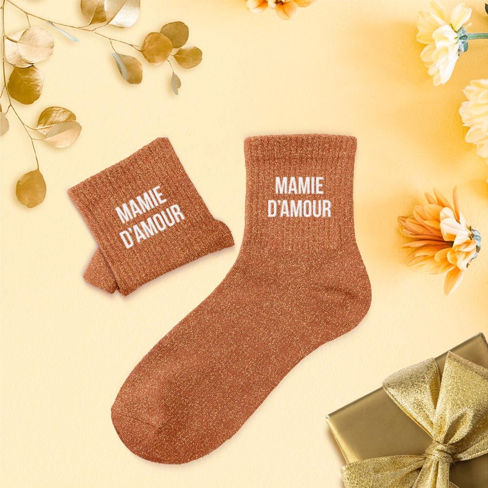 Chaussettes Mamie / Taille unique : 36-42
