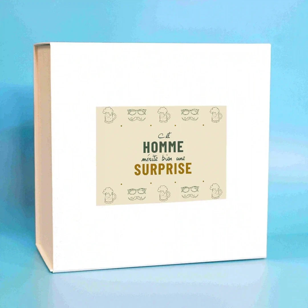 Coffret cadeau homme anniversaire à personnaliser