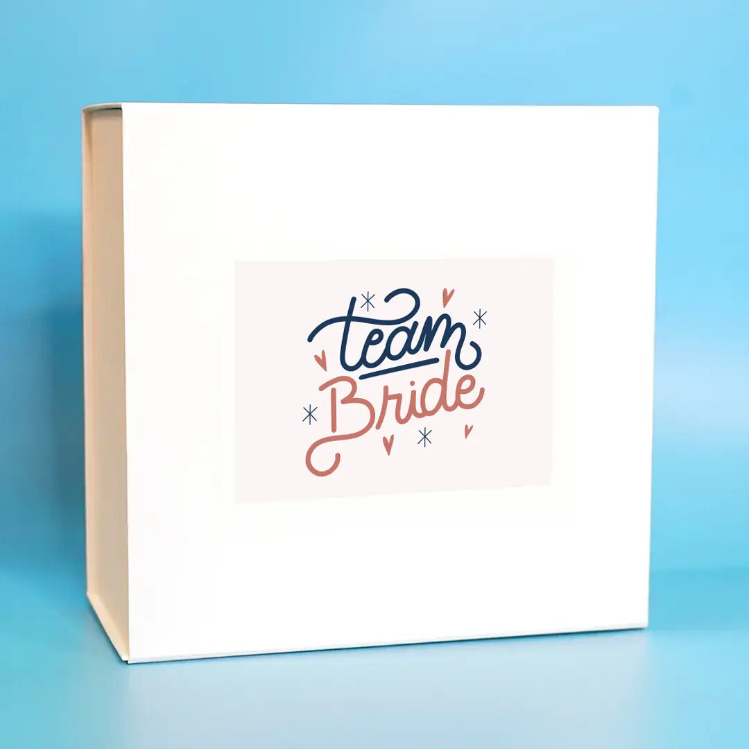 Box cadeau "Team bride"