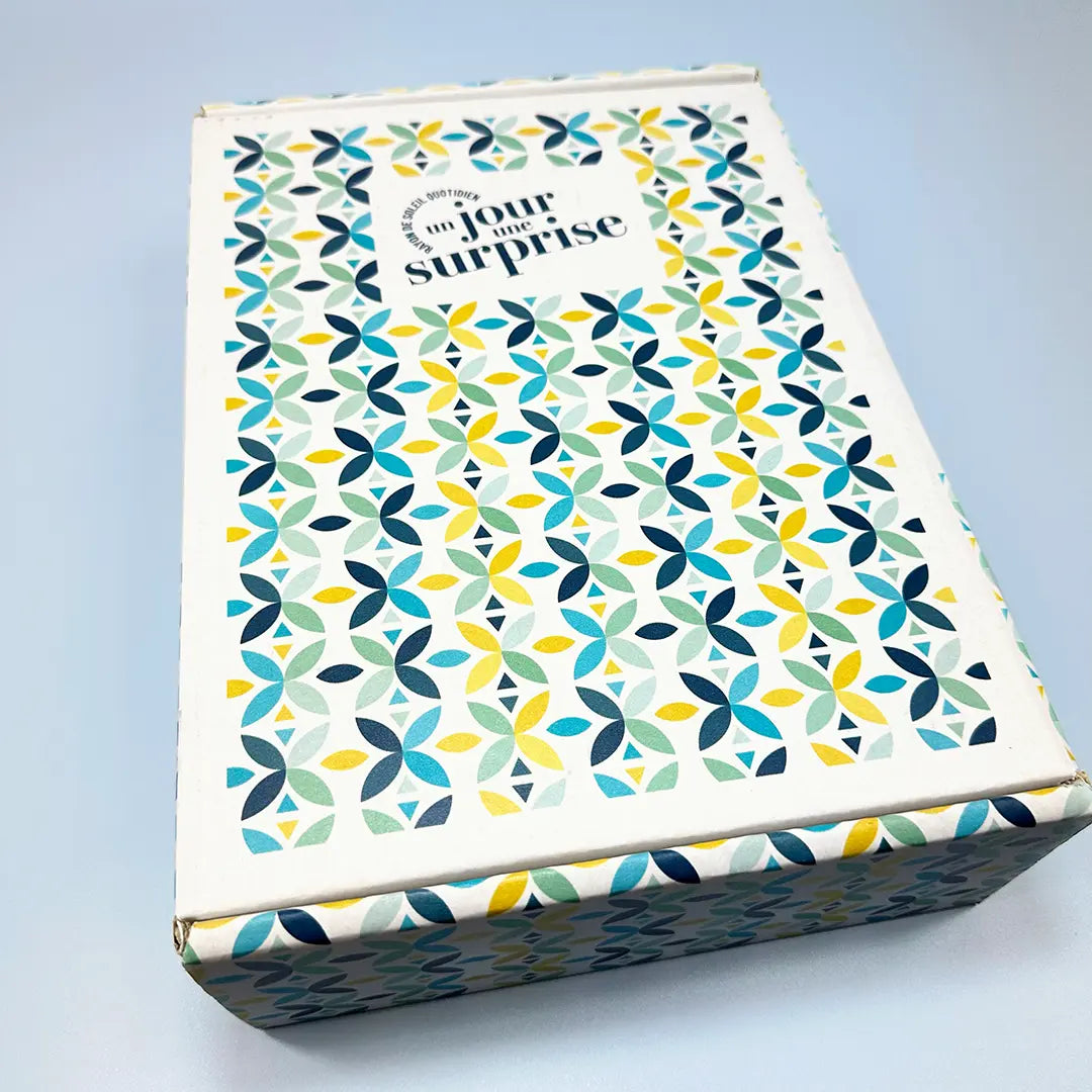 Boite vide design Mosaïque florale