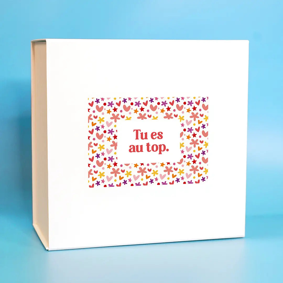Box "Tu es top" avec 1 cadeau par jour