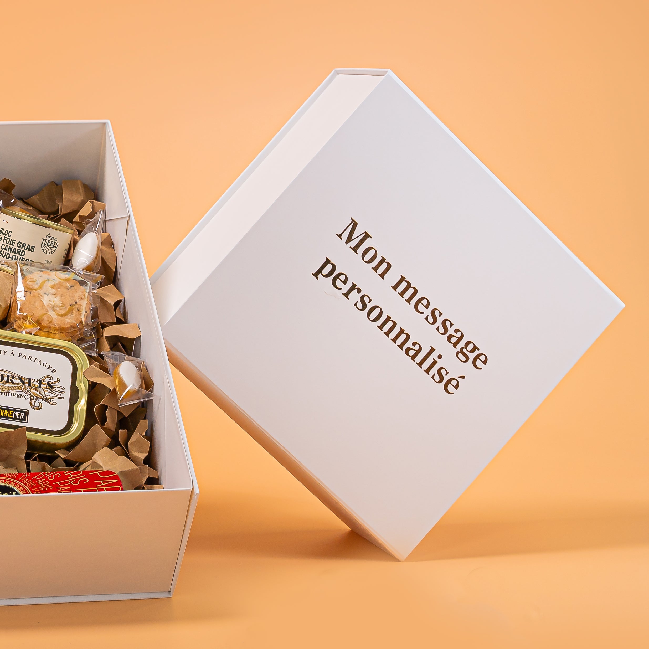 Coffret gourmand personnalisé