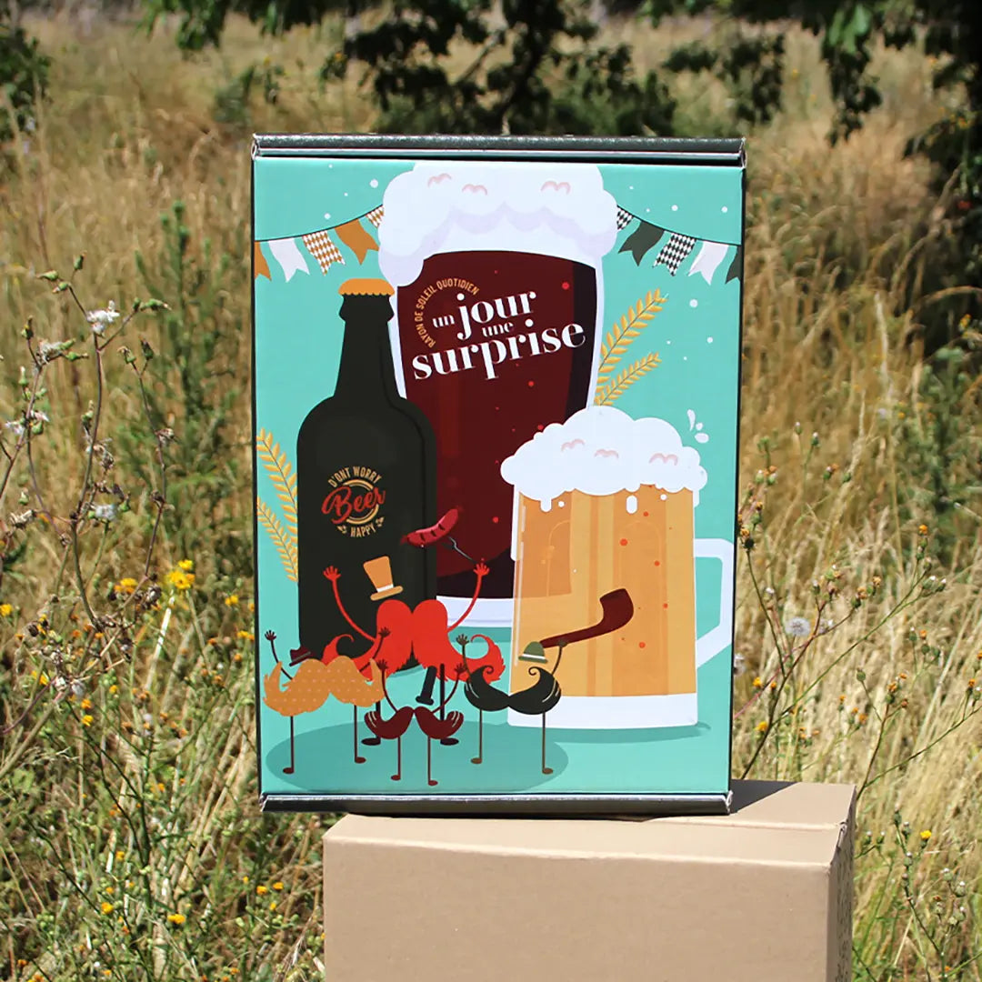 Box "Don’t worry beer happy" avec 1 cadeau par jour