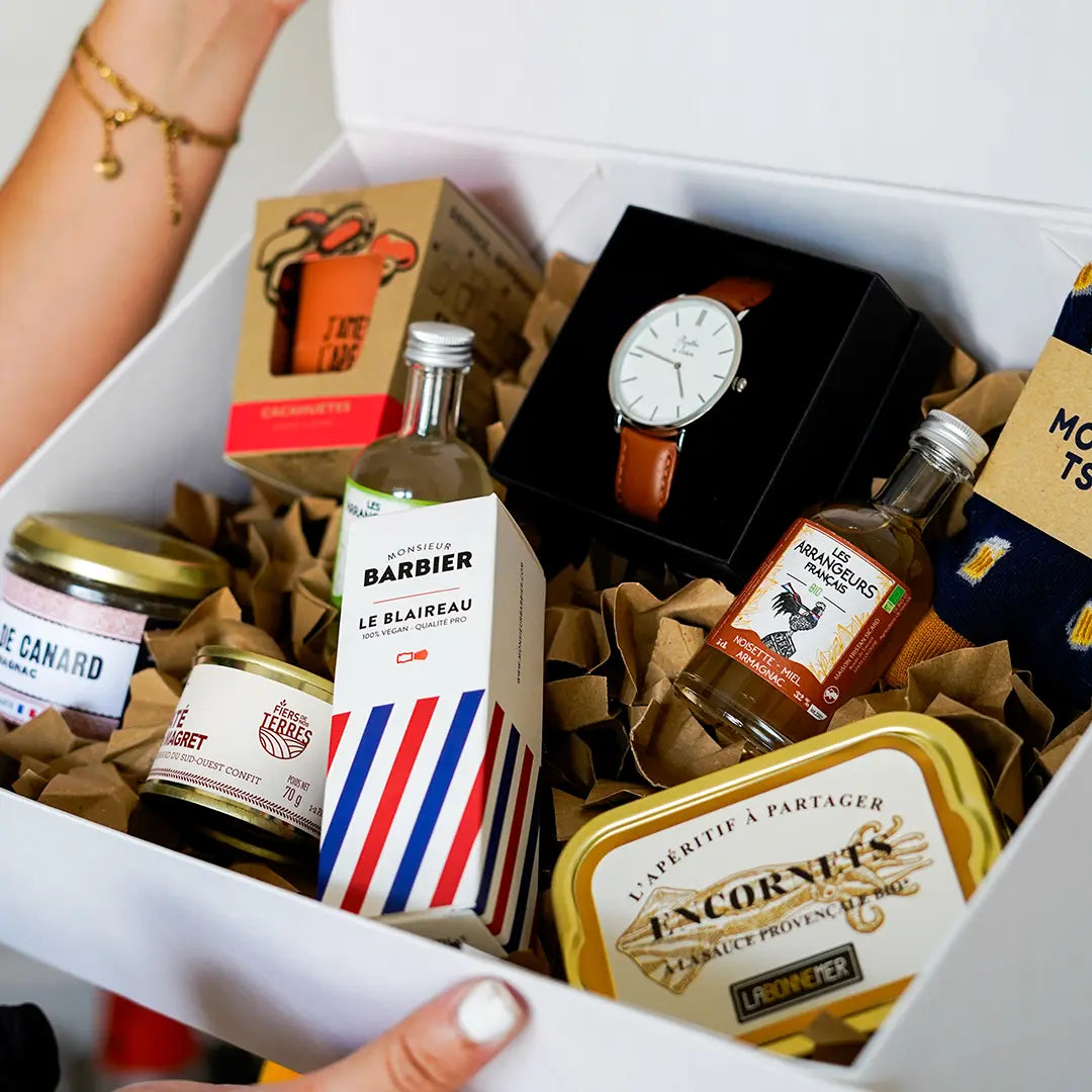 Coffret cadeau homme anniversaire à personnaliser