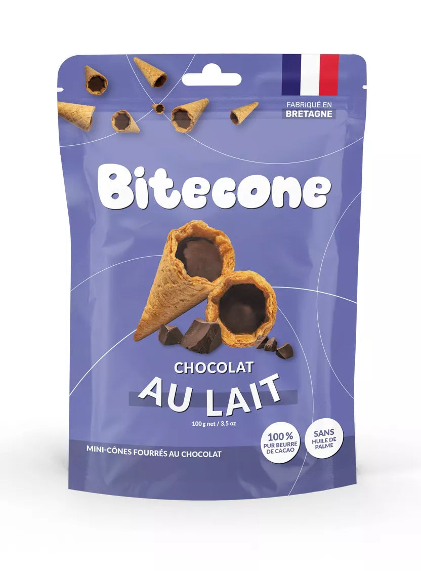 Mini cônes fourrés au chocolat au lait, noisettes ou caramel : la meilleure partie de la glace !