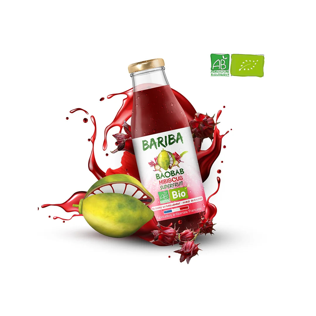 Cocktail de fruits au baobab saveur hibiscus