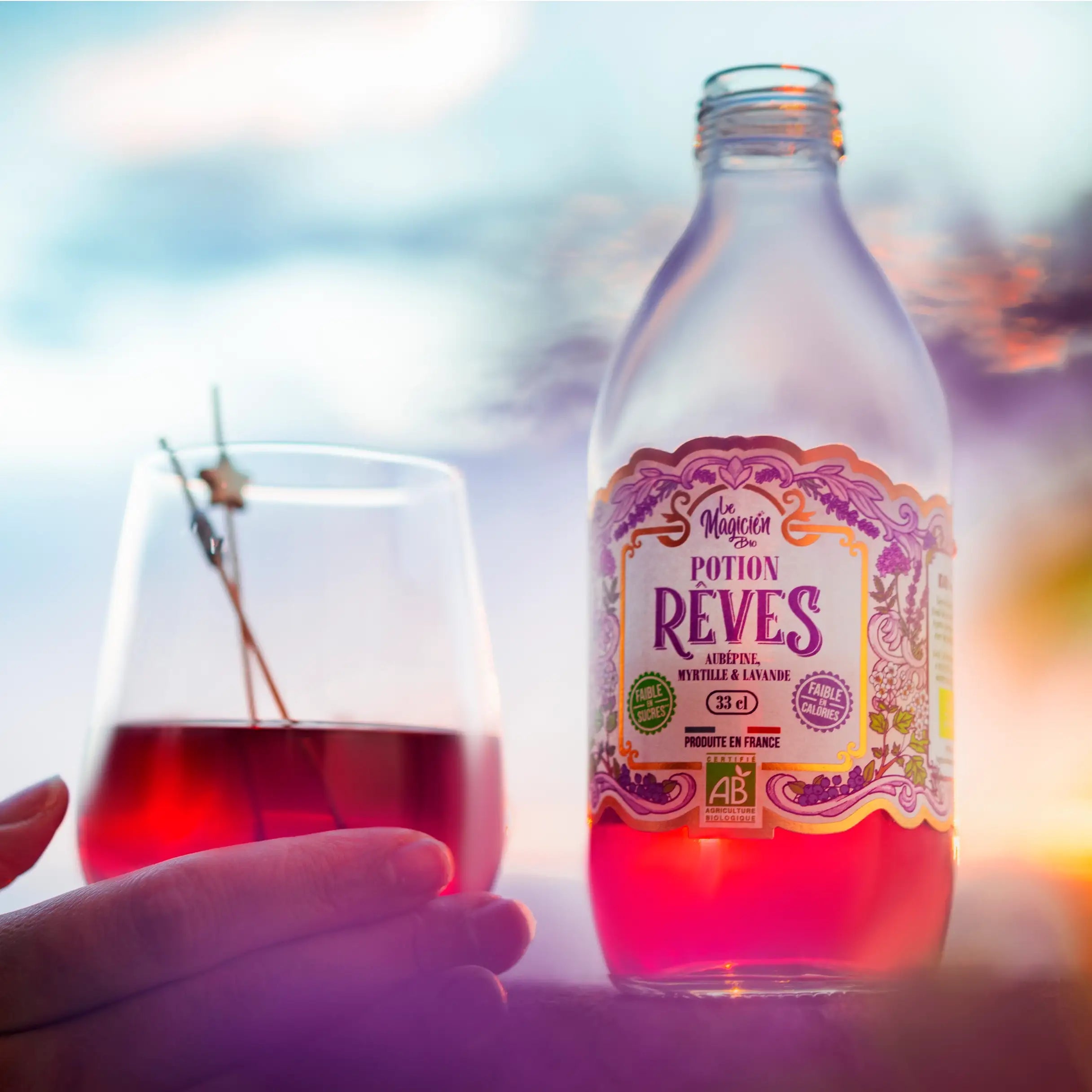 Potion rêves - boisson rafraîchissante myrtille & lavande