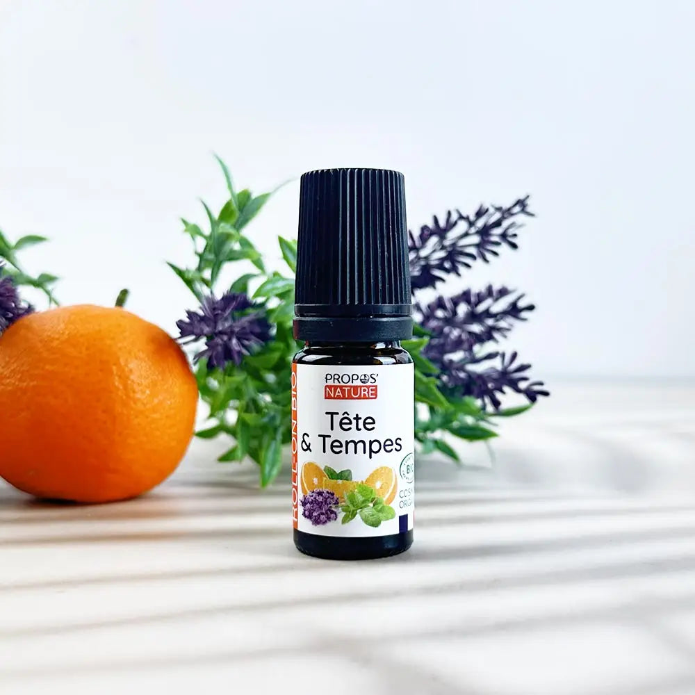 Roll-on huiles essentielles tête et tempes
