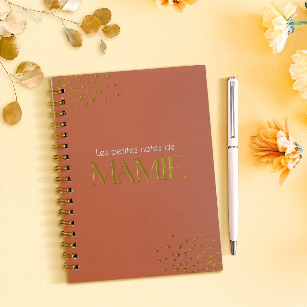 Carnet de notes + stylo - Les petites notes de Mamie