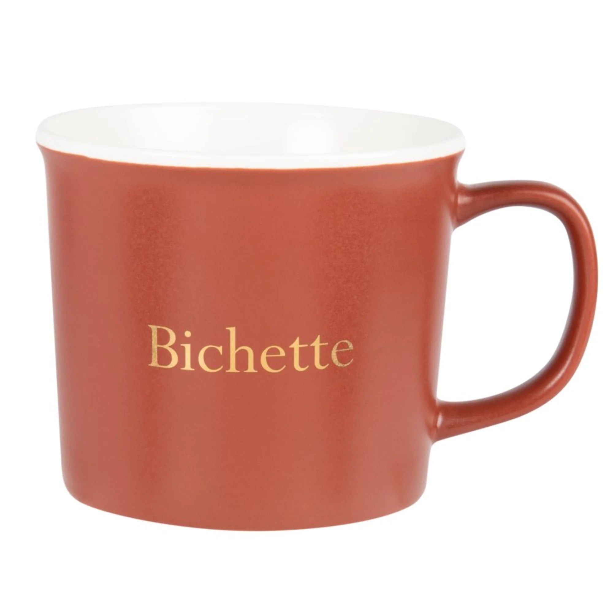 Mug en porcelaine vieux rose bichette