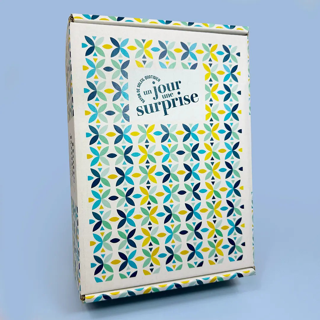 Boite vide design Mosaïque florale