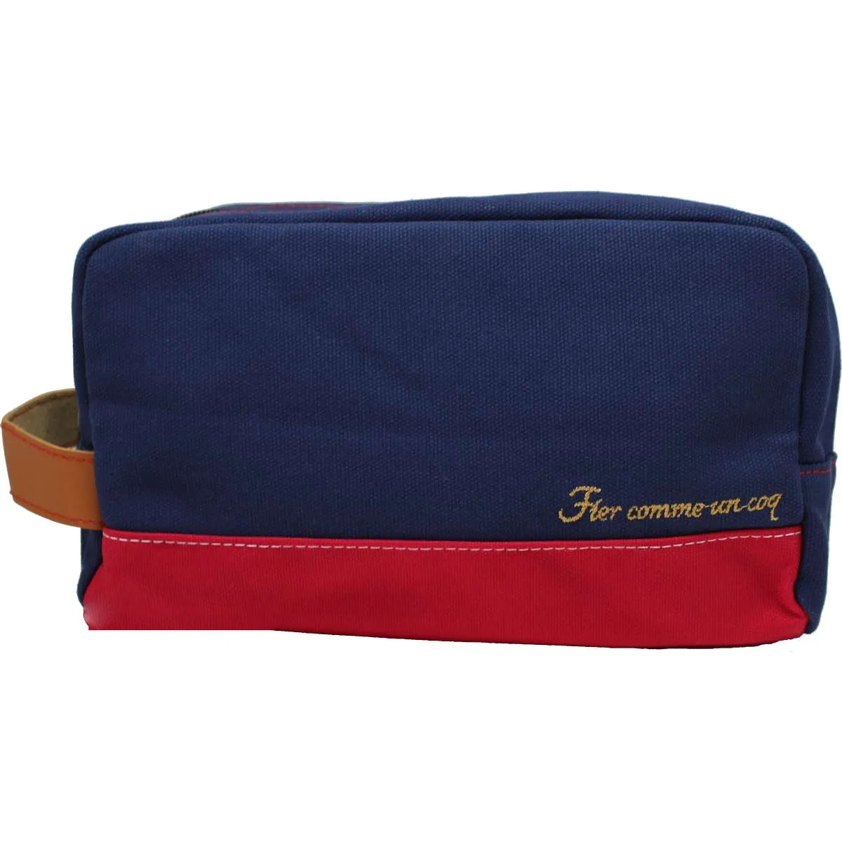 Trousse de voyage homme brodée "Fier comme un cop"