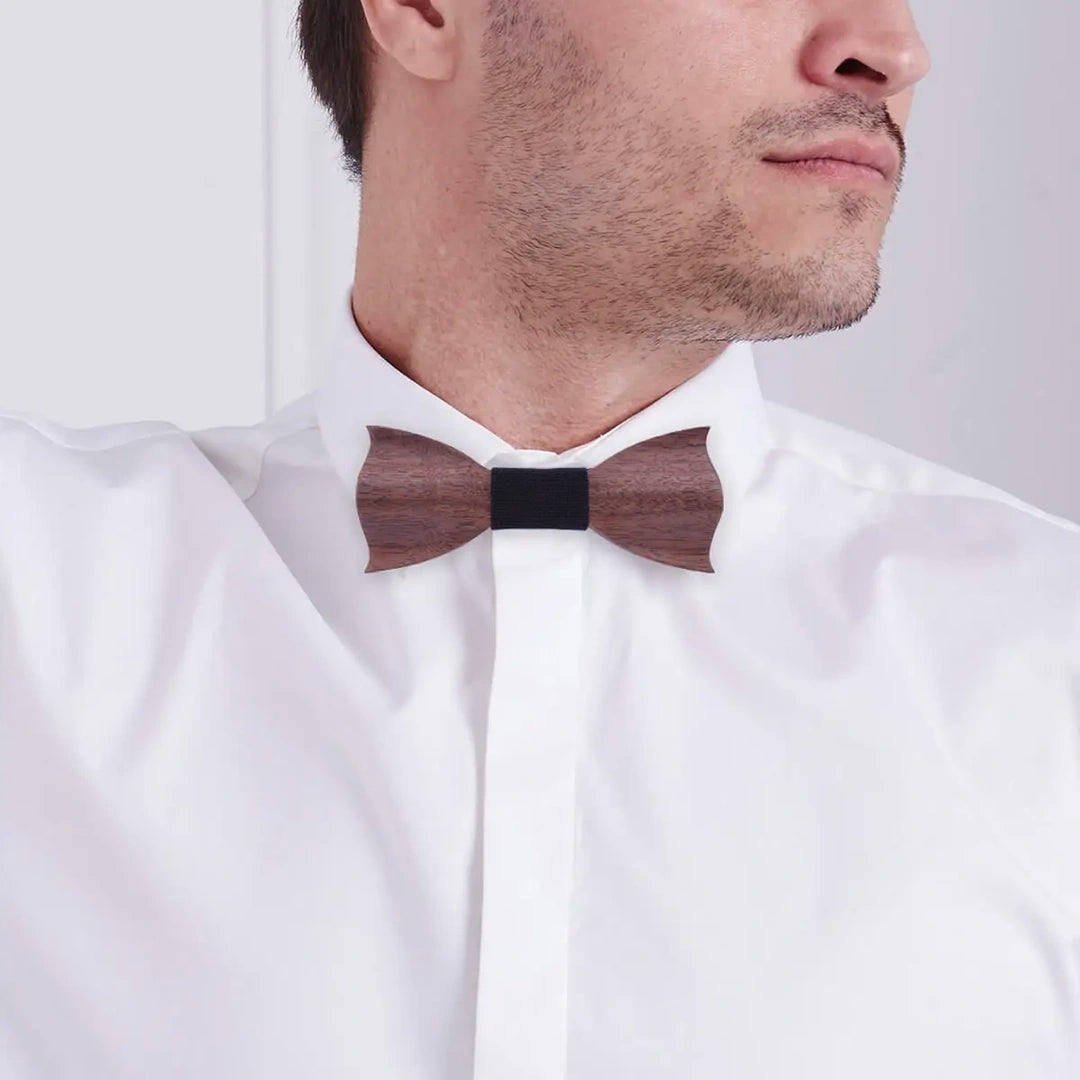 Nœud papillon en bois