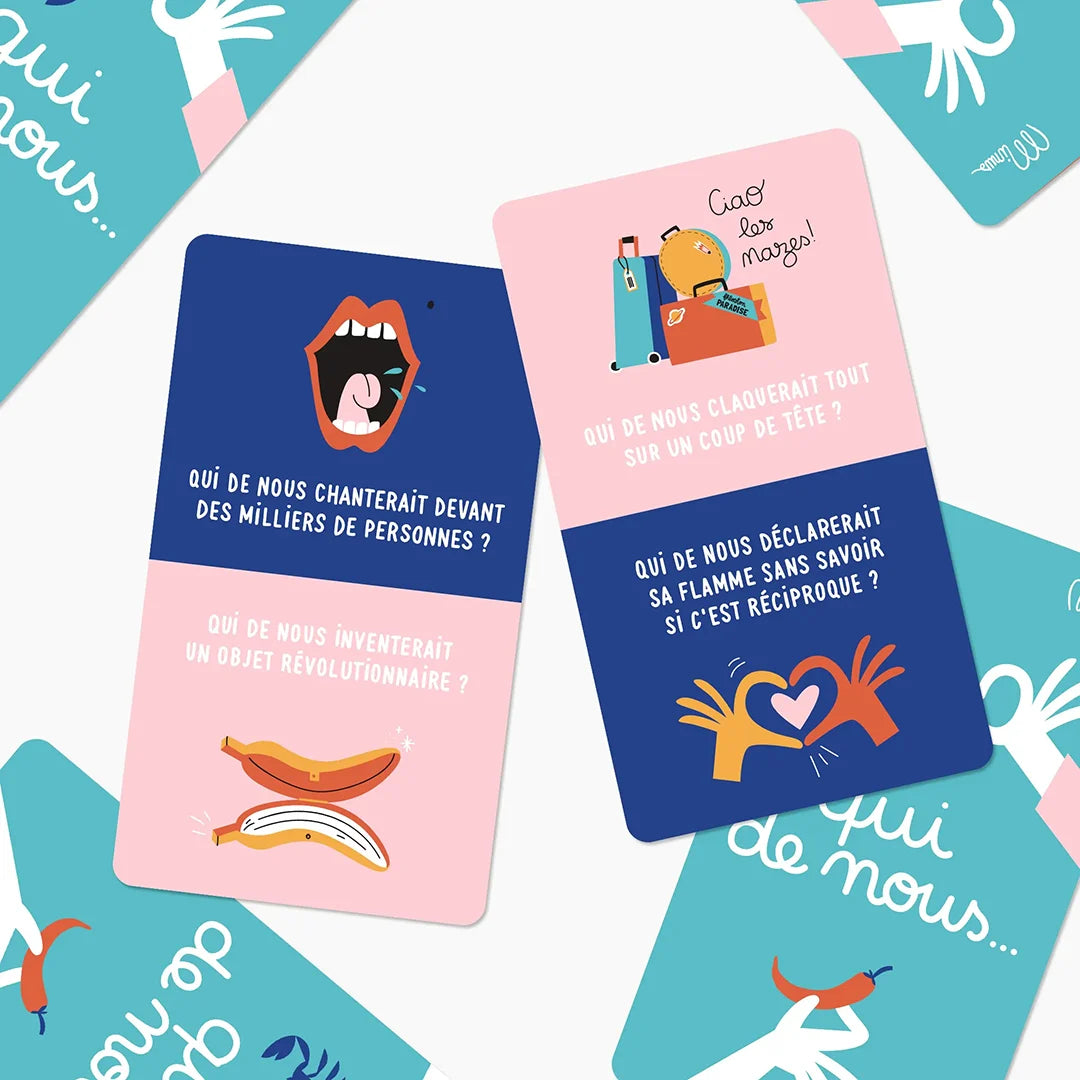 Jeu de questions réponses 25 cartes