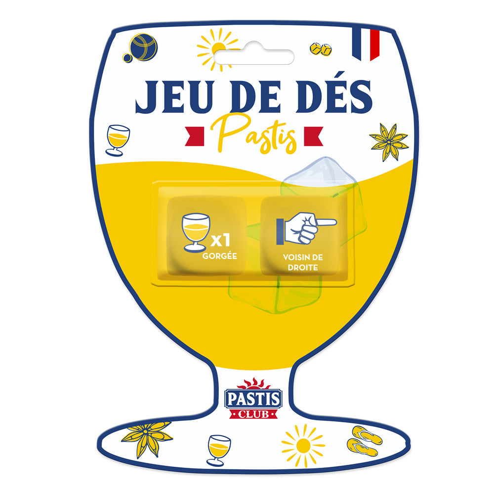 Jeu de dés Pastis - version apéro