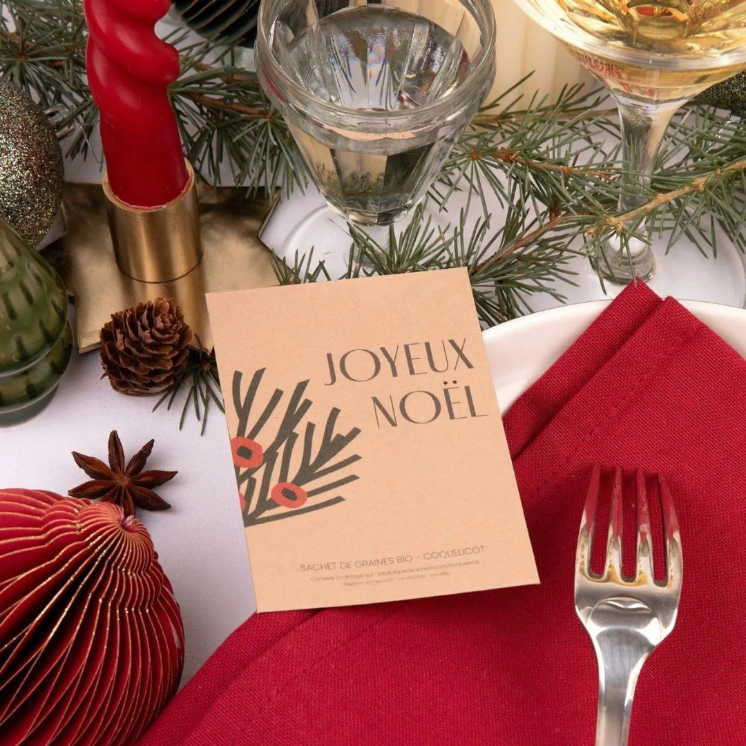 Joyeux Noël - Sachet de graines à planter