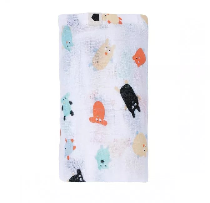 Lange 70 X 70 cm - coffret cadeau naissance / grossesse