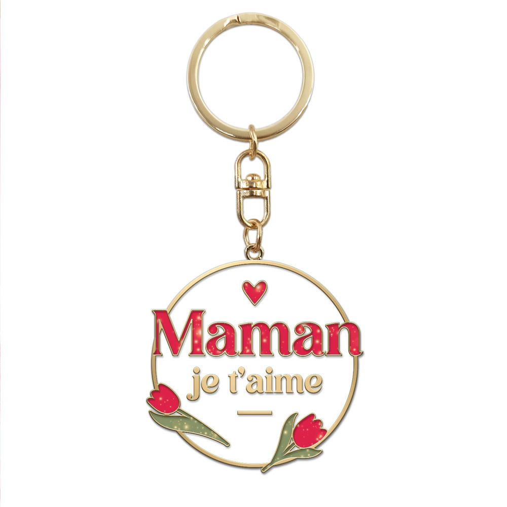 Porte clés maman je t'aime