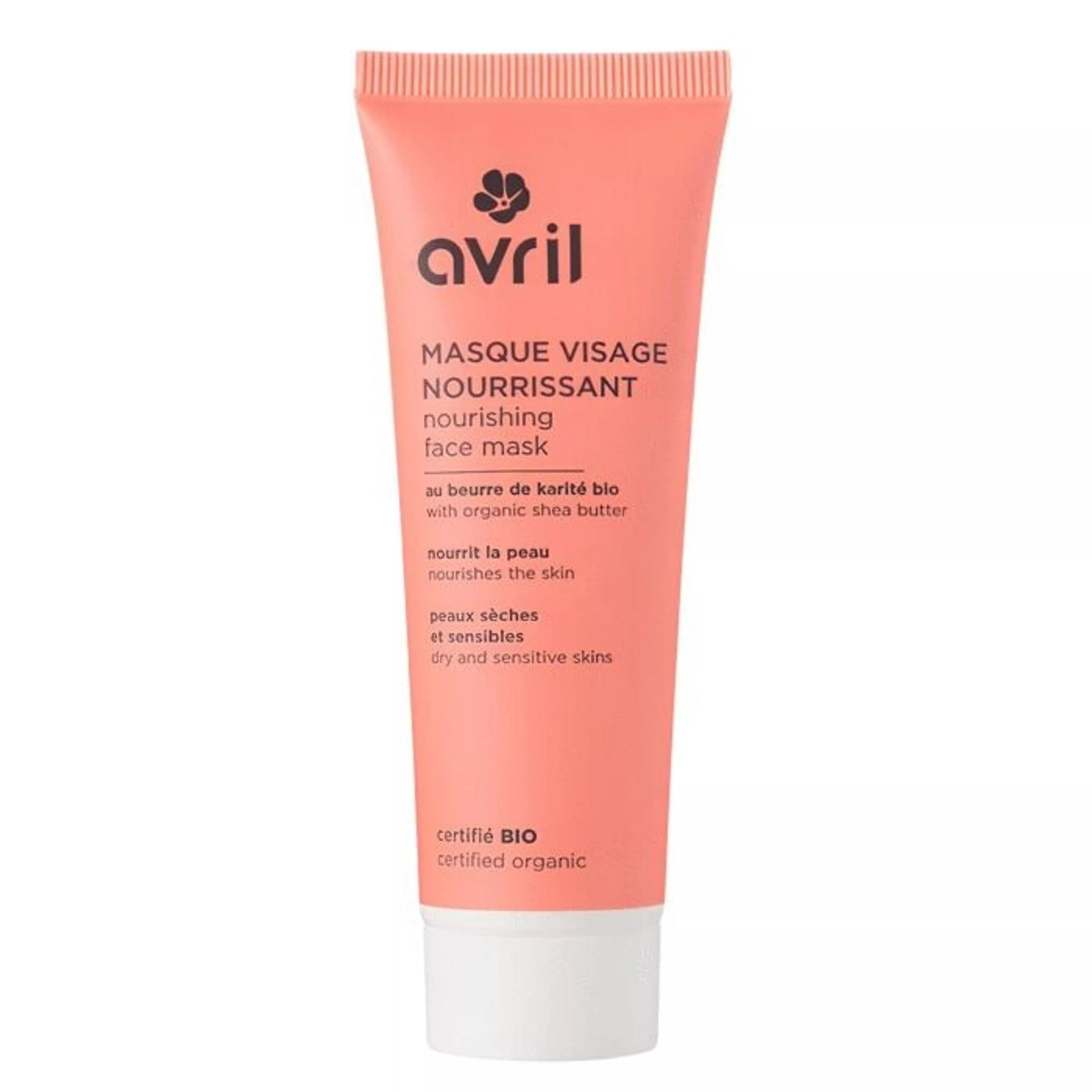 Masque visage nourrissant Avril 50ml - Certifié bio