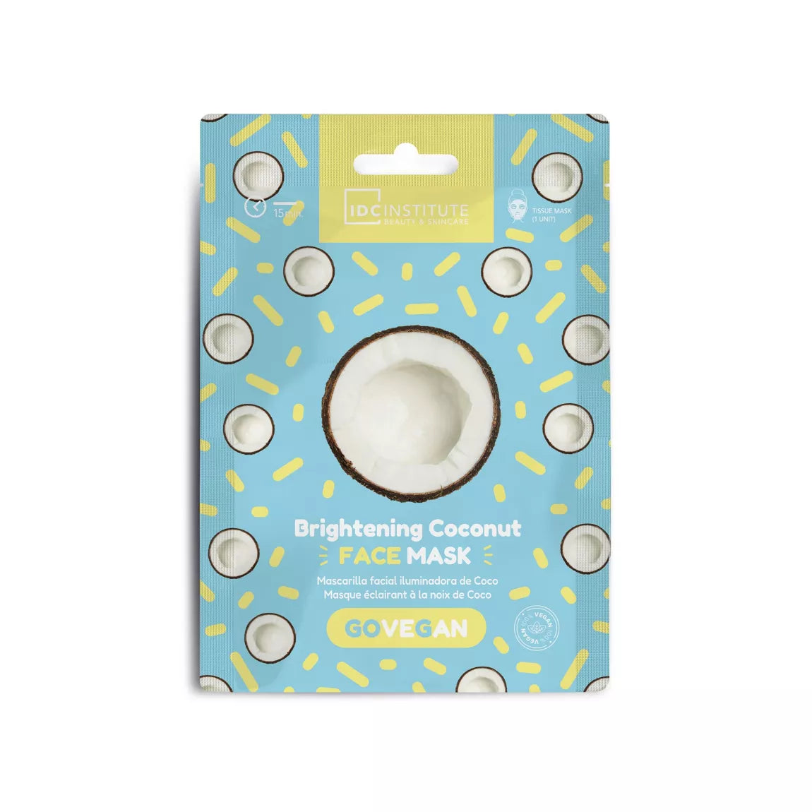 Masque hydratant visage à la Noix de coco