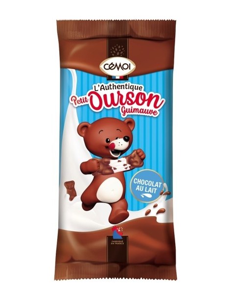 Authentique petit ourson français au chocolat et à la guimauve