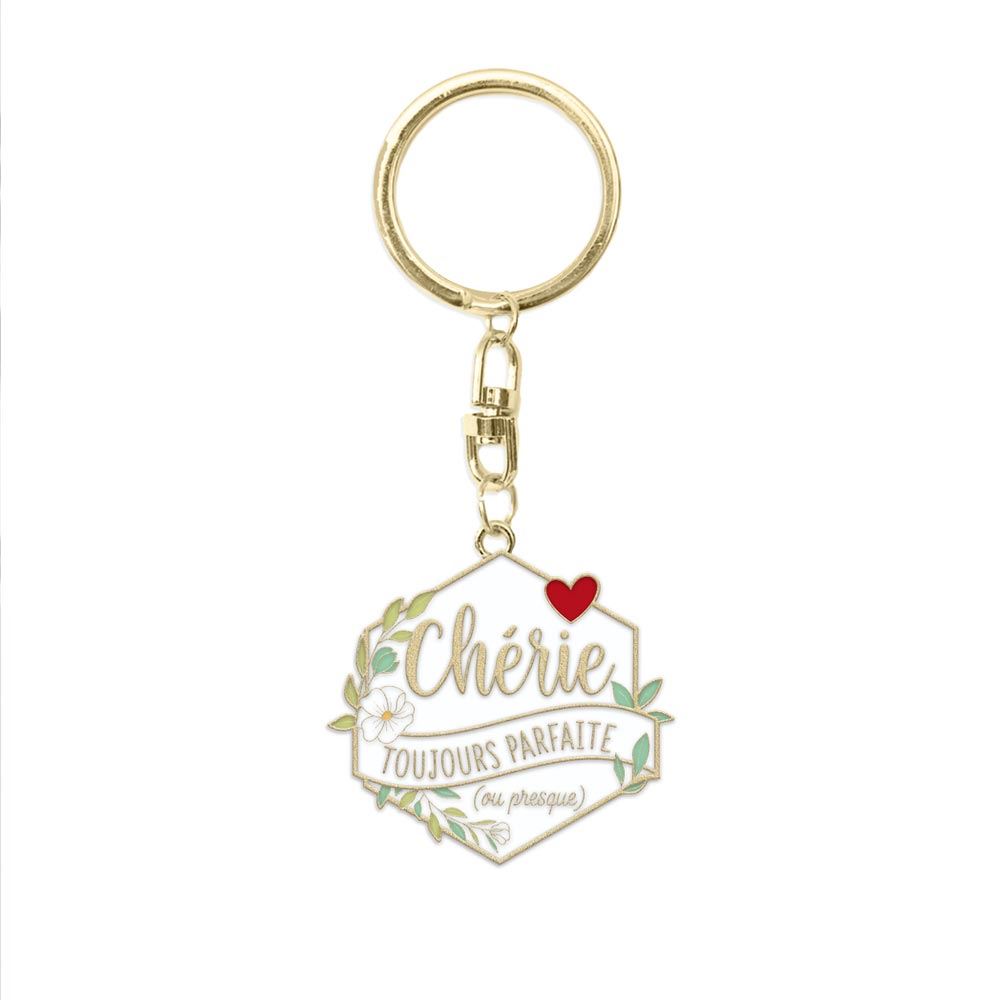 Porte-clés Chérie parfaite