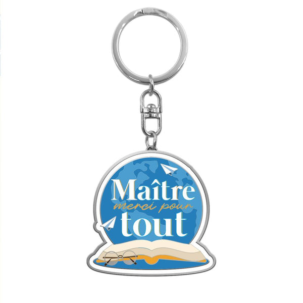 Porte-clés "Maître merci pour tout "