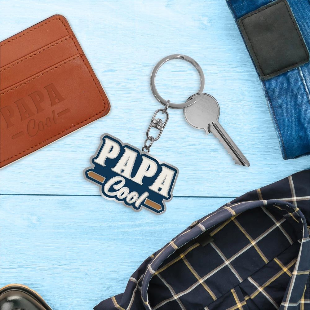 Porte clés "papa cool"