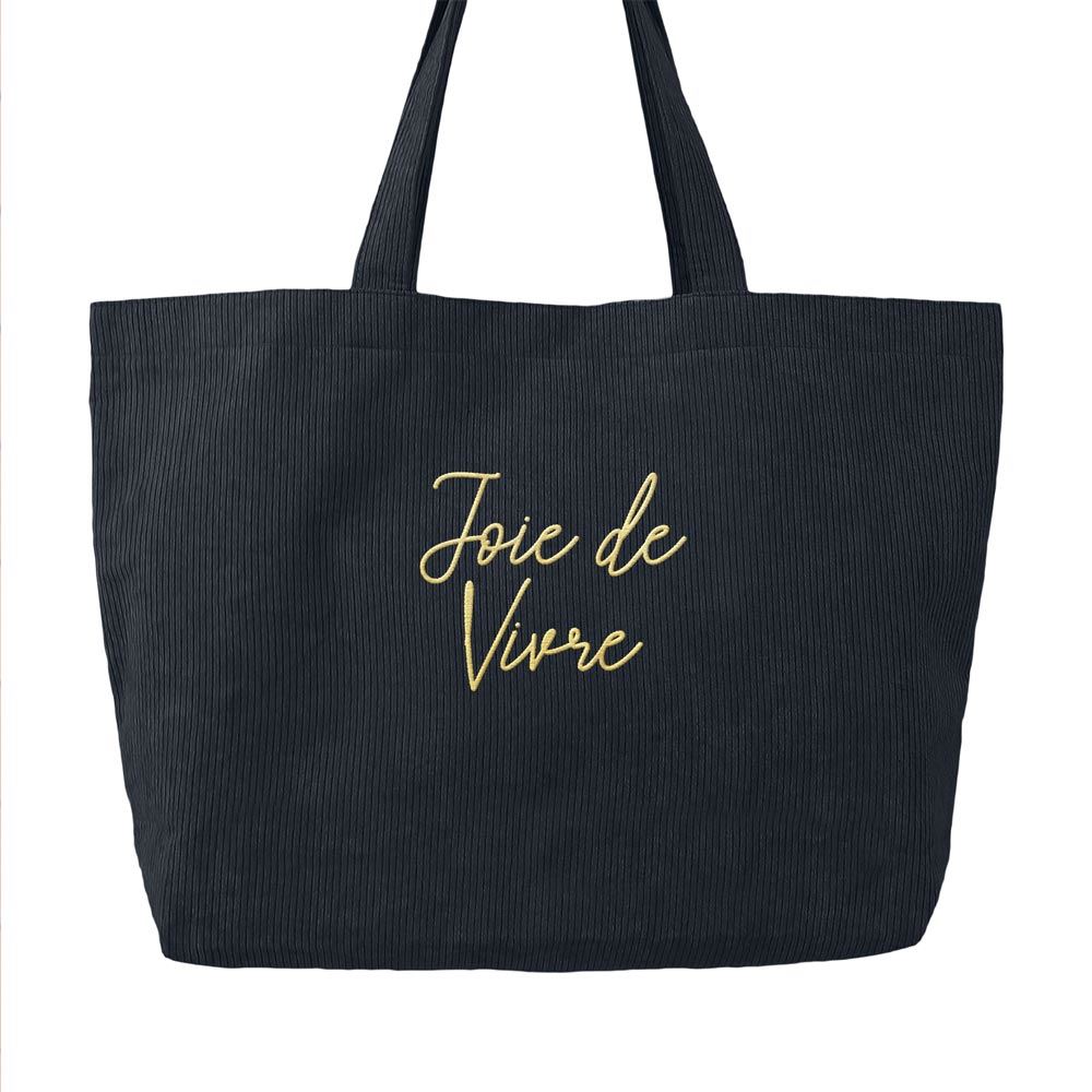 Sac en velours "Joie de vivre"
