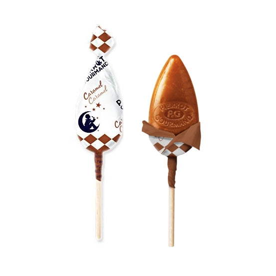 Sucette caramel au lait frais - Pierrot Gourmand