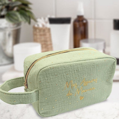 Trousse de toilette "Mes affaires de maman"