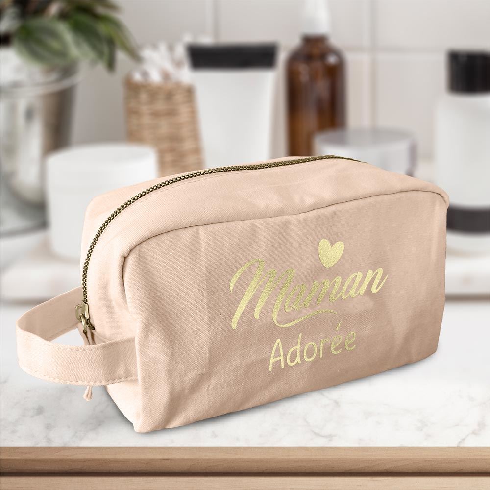 Trousse de toilette "Maman adorée"