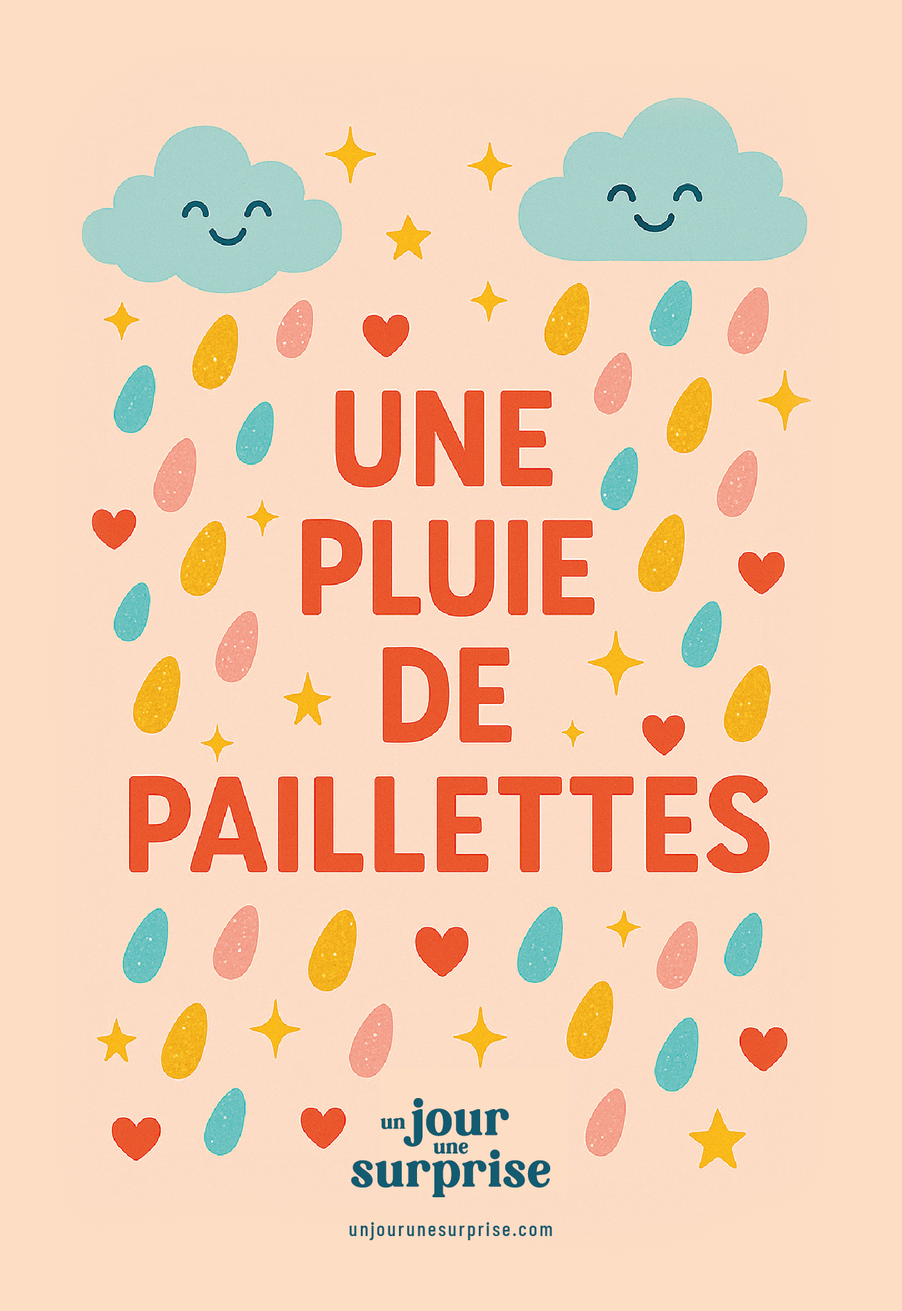 Une pluie de paillettes