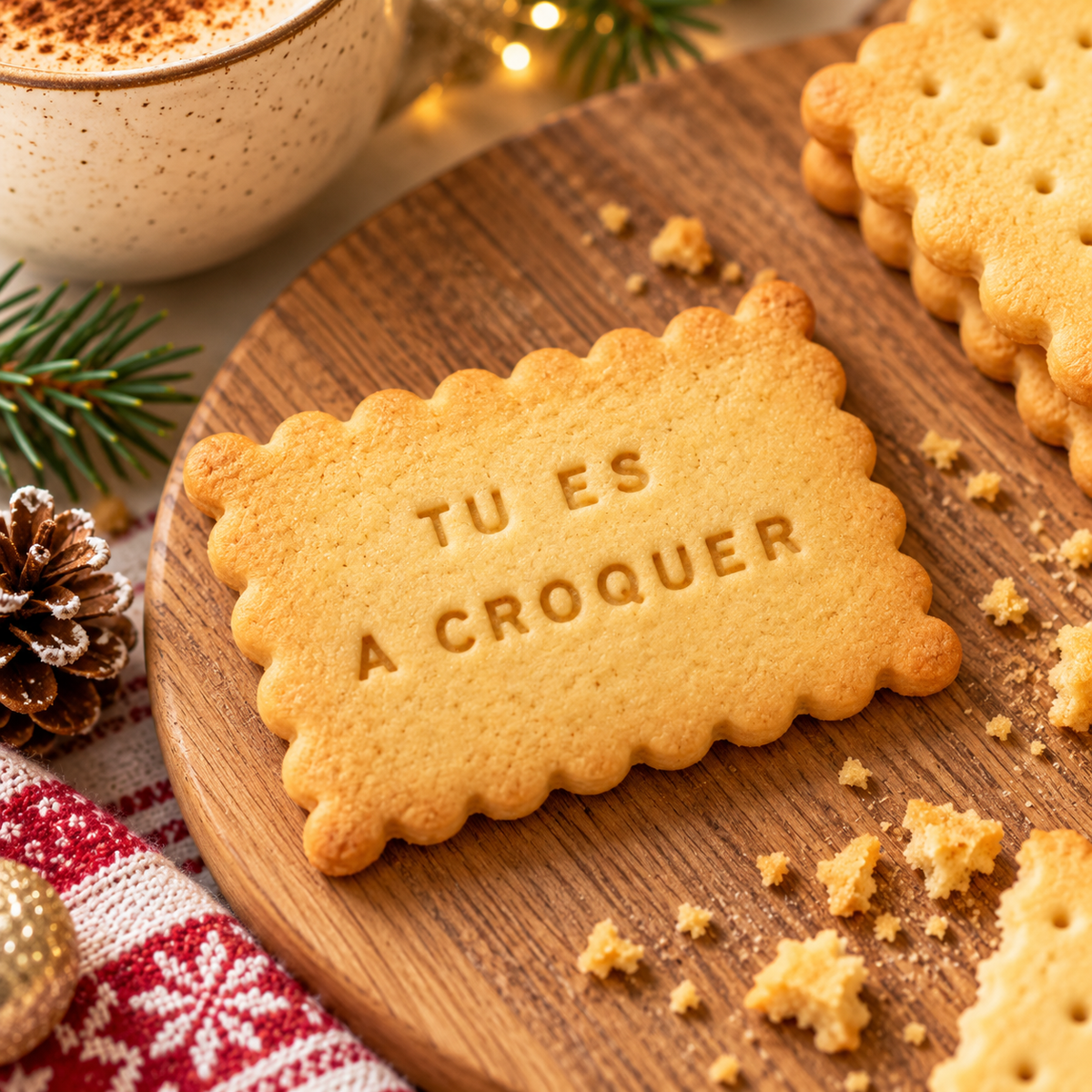 Biscuits à message
