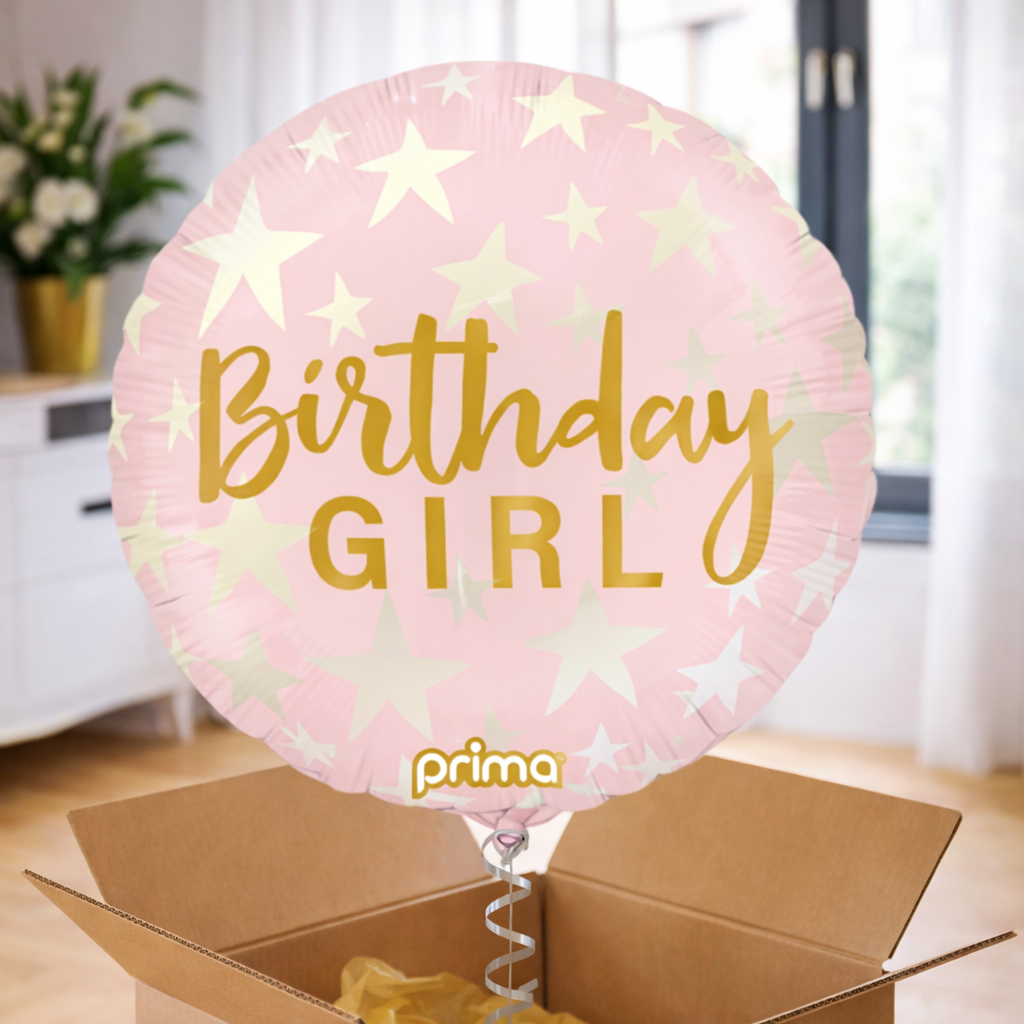 Ballon hélium "Birthday girl"