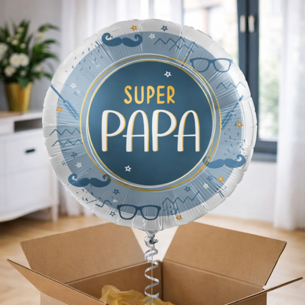 Ballon hélium "Super papa"