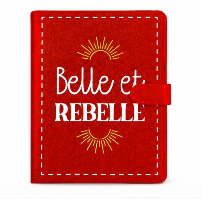 Carnet de notes à paillettes-Différents messages
