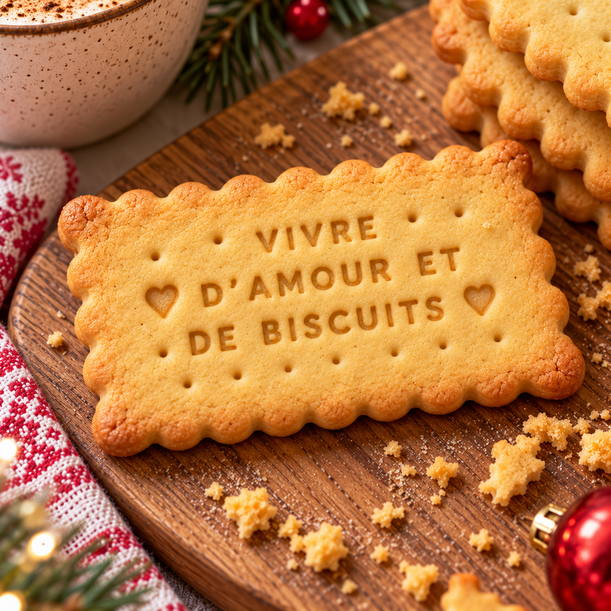 Biscuits à message