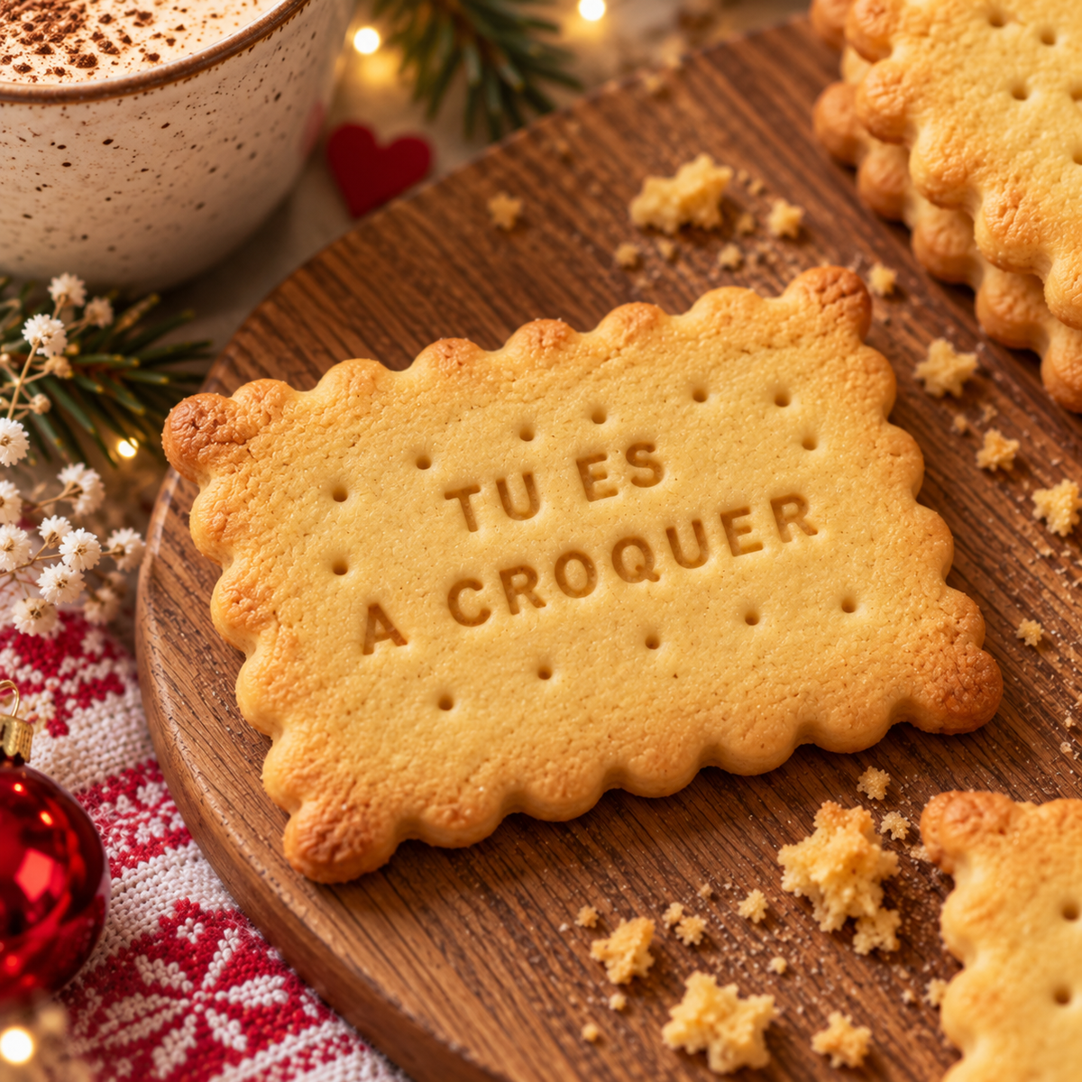 Biscuits à message