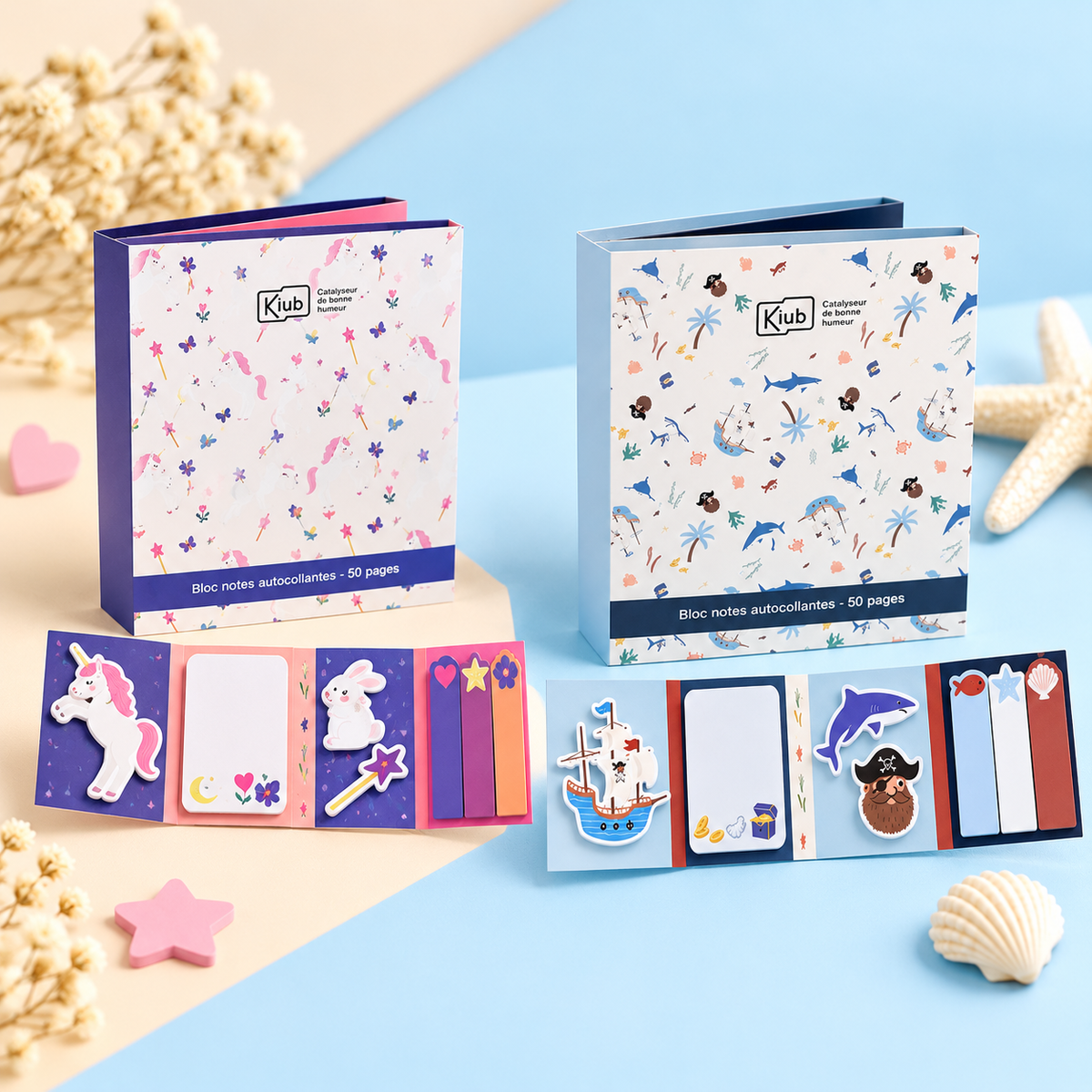 Bloc notes Autocollantes Fantaisie