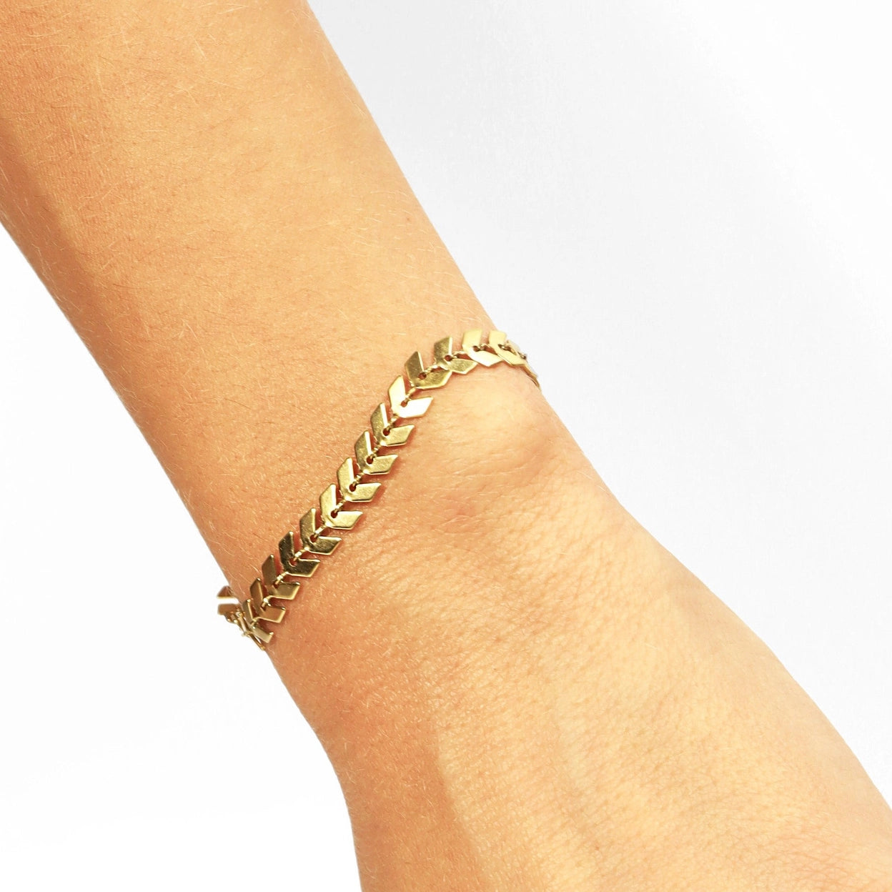Bracelet Chevrons Or 18K