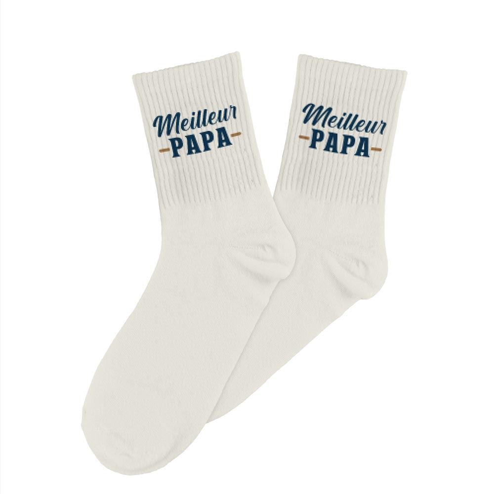 Chaussettes "Meilleur papa" / Taille unique : 39-45