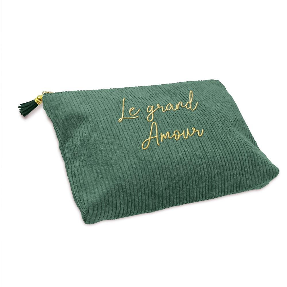 Pochette velours "Le grand amour"