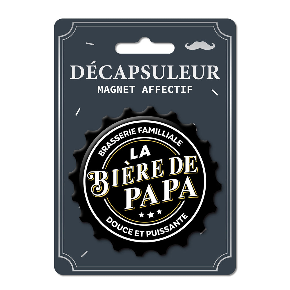 Décapsuleur "la biere de papa"