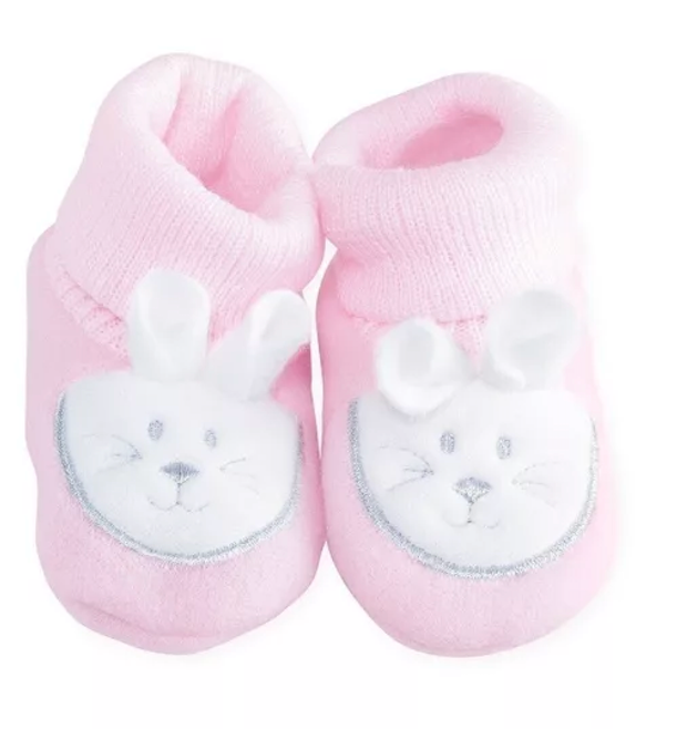 Chaussons naissance 0-1 mois "Tête de lapin"