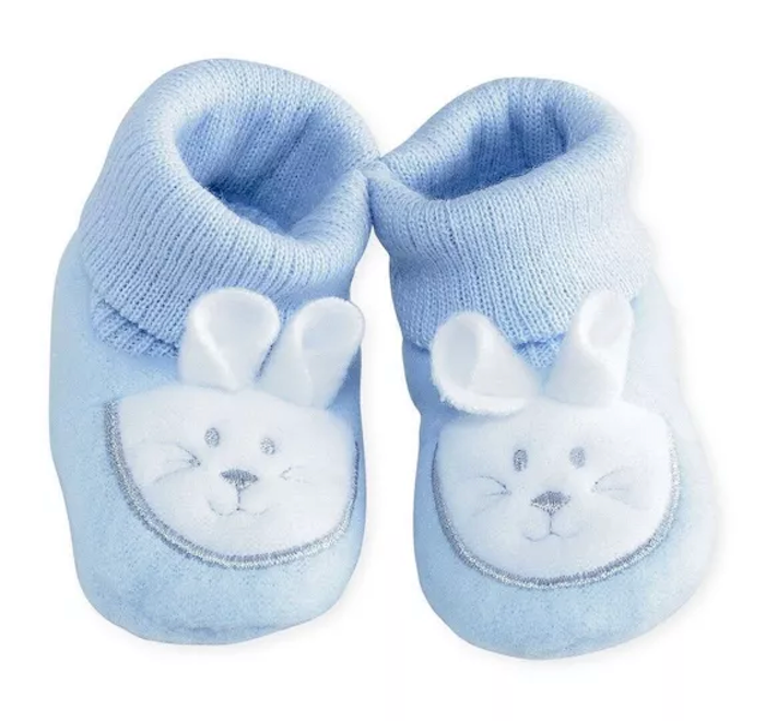 Chaussons naissance 0-1 mois "Tête de lapin"